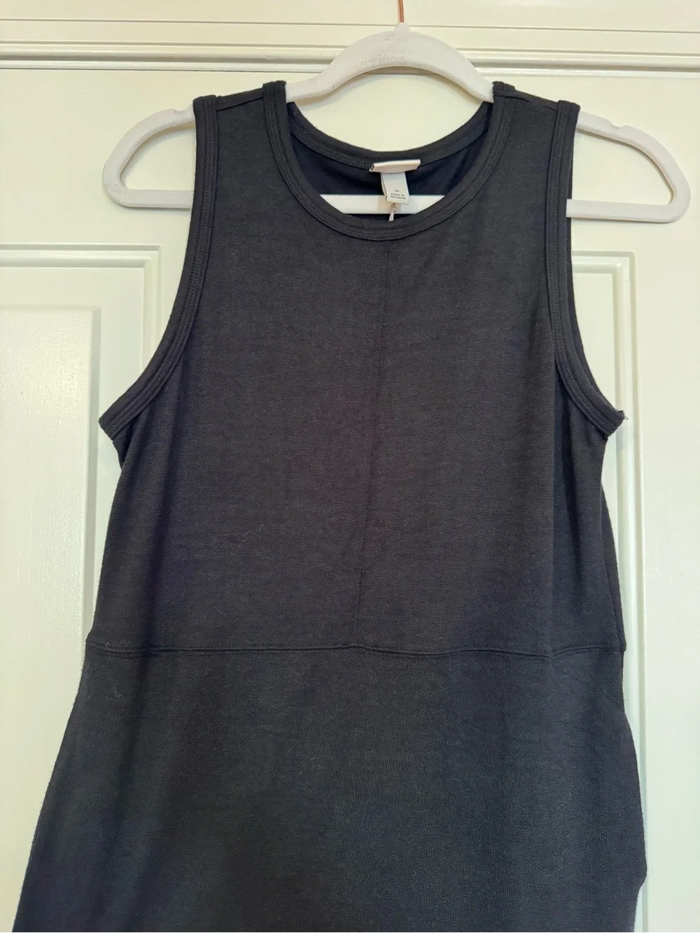 a new day Black Sleeveless Midi Dress